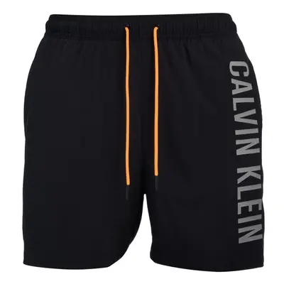 Calvin Klein INTENSE POWER-MEDIUM DRAWSTRING-ACTIVE Pánské koupací šortky, černá, velikost