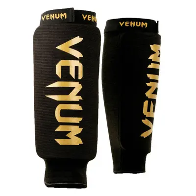 Venum KONTACT SHIN GUARDS Chrániče holení, černá, velikost