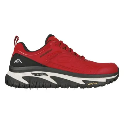 Skechers ARCH FIT ROAD WALKER - RECON Pánská volnočasová obuv, červená, velikost