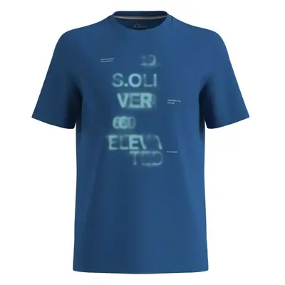 s.Oliver RL T-SHIRT Pánské tričko, tmavě modrá, velikost