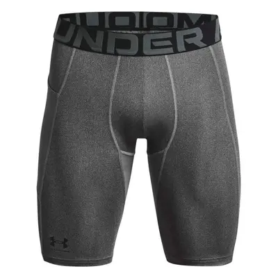 Under Armour HEATGEAR ARMOUR LONG SHORTS Pánské kompresní kraťasy, šedá, velikost