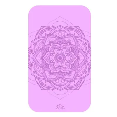 YOGGYS NON-SLIP YOGA MAT SMALL MANDALA Podložka na jógu malá, fialová, velikost