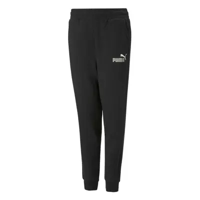 Puma ESSENTIALS + COL LOGO PANTS Chlapecké tepláky, černá, velikost