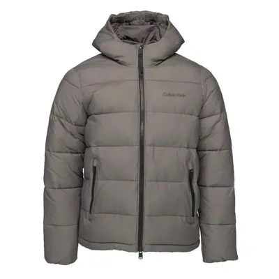 Calvin Klein PADDED JACKET Pánská bunda, šedá, velikost