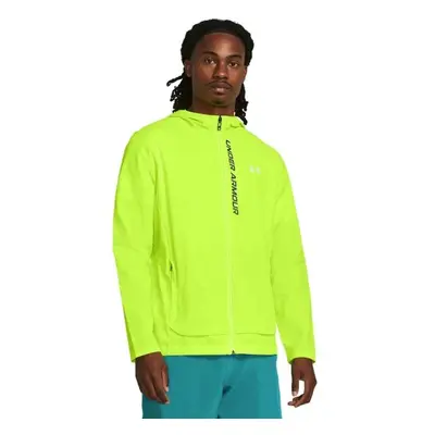 Under Armour OUTRUN THE STORM Pánská bunda, reflexní neon, velikost