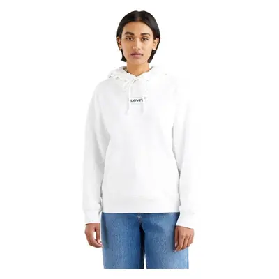 Levi's® GRAPHIC STANDARD HOODIE BATWIN Dámská mikina, bílá, velikost