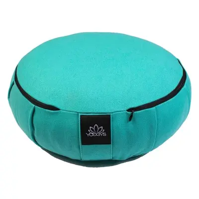 YOGGYS MEDITATION PILLOW Meditační polštář, tyrkysová, velikost