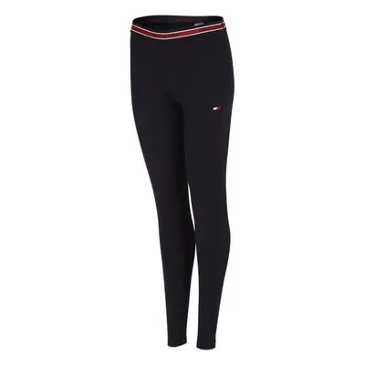 Tommy Hilfiger RW SEASONAL TAPE LEGGING Dámské legíny, tmavě modrá, velikost