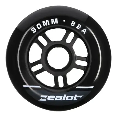 Zealot INLINE WHEELS PACK 90-82A Sada in-line koleček, černá, velikost