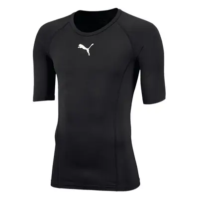 Puma LIGA BASELAYER TEE Chlapecké funkční triko, černá, velikost