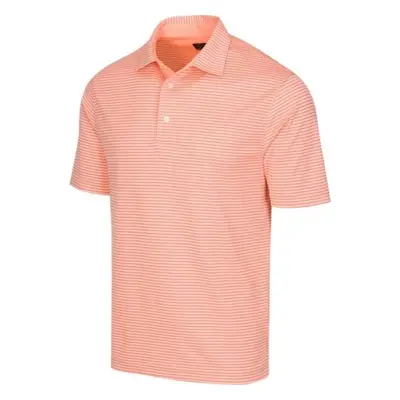 GREGNORMAN PROTEK ML75 STRIPE POLO Pánské golfové polo triko, lososová, velikost