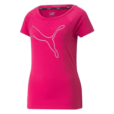 Puma TRAIN FAVORITE JERSEY CAT TEE Dámské triko, růžová, velikost