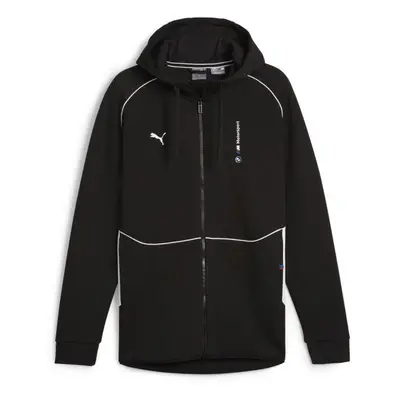 Puma BMW MOTORSPORT HOODED SWEAT Pánská mikina, černá, velikost