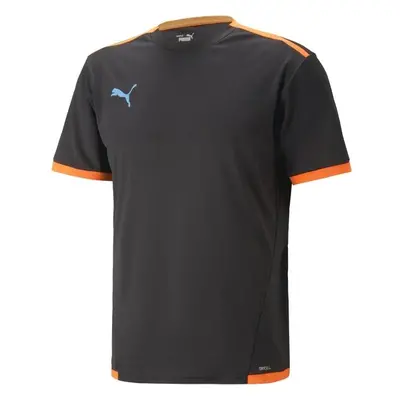 Puma TEAM LIGA JERSEY TEE Pánské fotbalové triko, černá, velikost