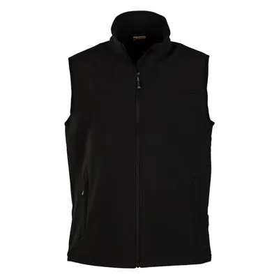 Hi-Tec LUMAN SOFTSHELL VEST Pánská softshellová vesta, černá, velikost