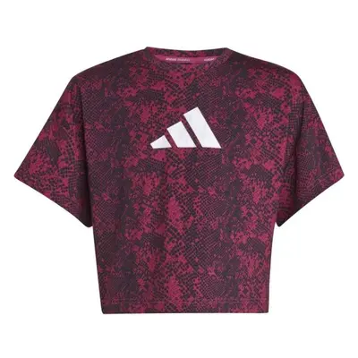 adidas TRAINING TEE Dívčí tréninkové tričko, růžová, velikost