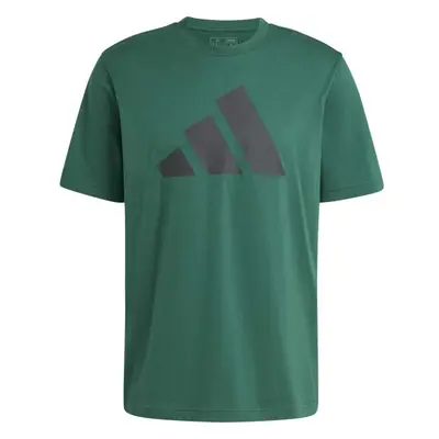 adidas PWR GRAPHIC T-SHIRT Pánské triko, tmavě zelená, velikost