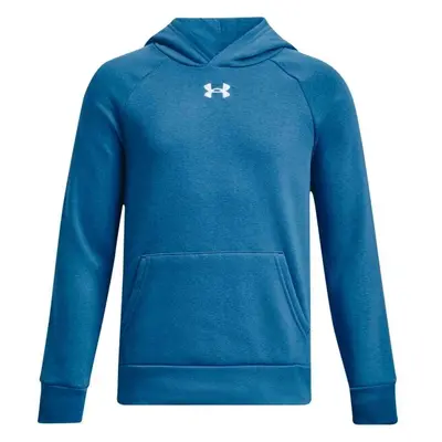 Under Armour RIVAL FLEECE HOODIE Chlapecká mikina, modrá, velikost