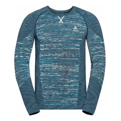 Odlo BL TOP CREW NECK L/S BLACKCOMB ECO Funkční tričko, modrá, velikost