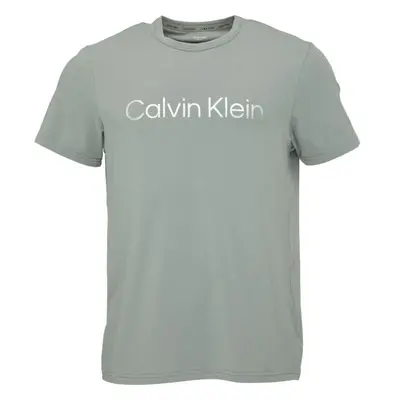 Calvin Klein S/S CREW NECK Pánské triko na spaní, šedá, velikost