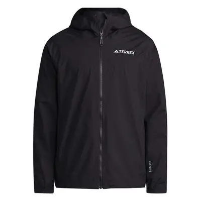 adidas TERREX MULTY 2L RAIN JACKET Pánská outdoorová bunda, černá, velikost