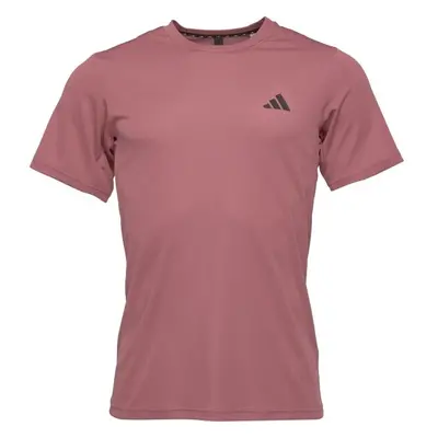 adidas TRAIN ESSENTIALS TRAINING TEE Pánské tréninkové triko, růžová, velikost