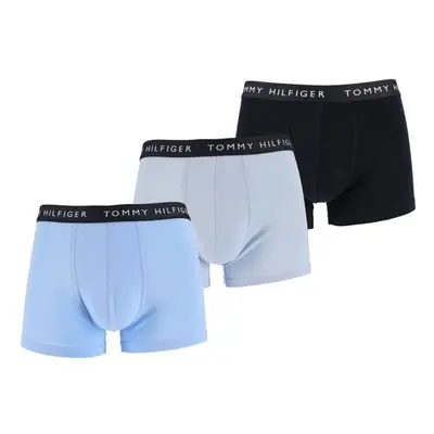 Tommy Hilfiger 3P TRUNK Pánské boxerky, světle modrá, velikost