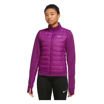 Nike THERMA-FIT SYNTHETIC FILL Dámská běžecká bunda, fialová, velikost