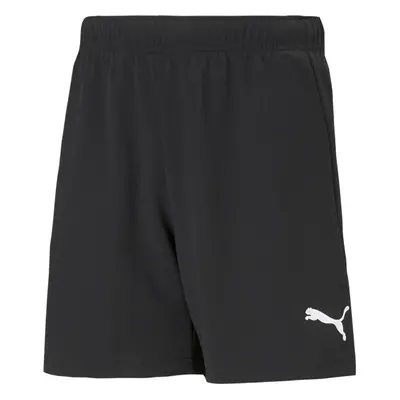 Puma TEAMRISE SHORTS Juniorské šortky, černá, velikost