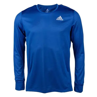 adidas OWN THE RUN LONG SLEEVE TEE Pánské běžecké tričko, modrá, velikost