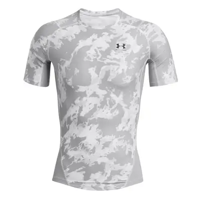 Under Armour HG ISOCHILL PRINTED TEE Pánské triko, šedá, velikost