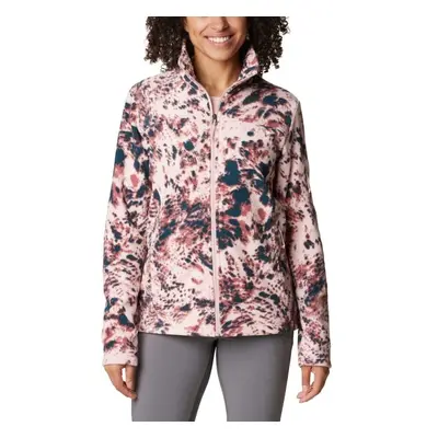 Columbia FAST TREK PRINTED JACKET Dámská mikina, růžová, velikost