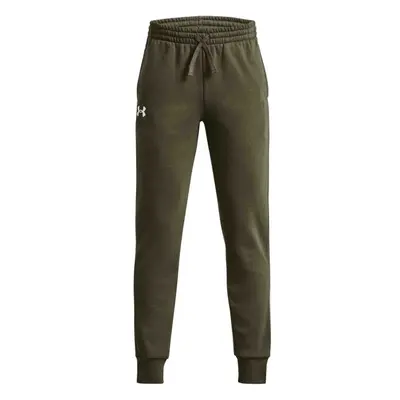 Under Armour RIVAL FLEECE JOGGERS Chlapecké tepláky, khaki, velikost