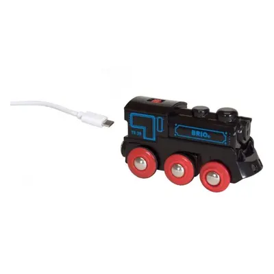 BRIO LOCOMOTIVE MINI USB Elektrická lokomotiva, černá, velikost