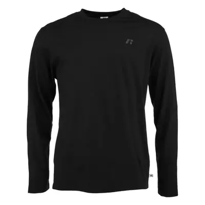 Russell Athletic LONG SLEEVE TEE SHIRT Pánské tričko, černá, velikost