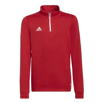 adidas ENTRADA TRAINING TOP Juniorský fotbalový top, červená, velikost