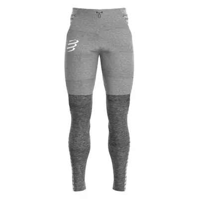 Compressport SEAMLESS PANTS Pánské sportovní tepláky, šedá, velikost