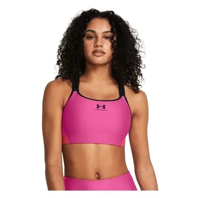 Under Armour HEATGEAR Dámská podprsenka, růžová, velikost