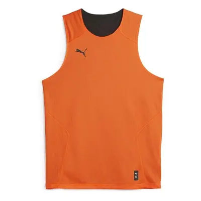 Puma HOOPS TEAM REVERSE PRACTICE JERSEY Pánský basketballový dres, oranžová, velikost