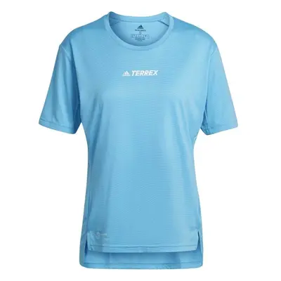 adidas TERREX MULTI TEE Dámské outdoorové tričko, modrá, velikost