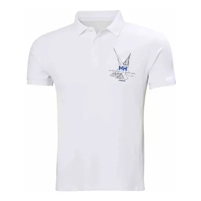 Helly Hansen HP RACE POLO Pánské triko, bílá, velikost