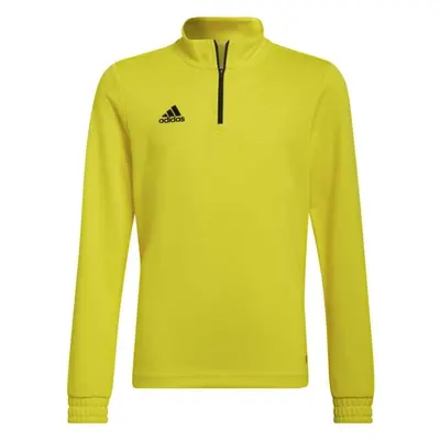 adidas ENTRADA TRAINING TOP Juniorský fotbalový top, žlutá, velikost