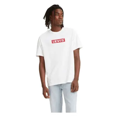 Levi's® SS RELAXED FIT TEE BOXTAB Pánské tričko, bílá, velikost