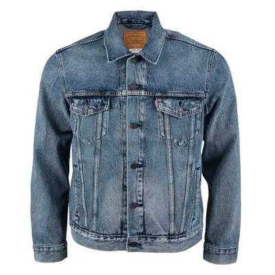 Levi's® THE TRUCKER JACKET CORE Pánská jeansová bunda, modrá, velikost