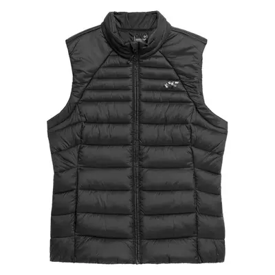 4F WOMEN'S JACKET Dámská vesta, černá, velikost