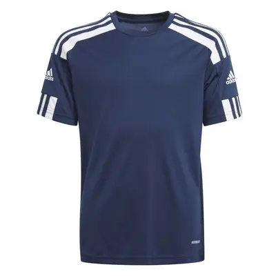 adidas SQUADRA JERSEY Juniorský fotbalový dres, tmavě modrá, velikost