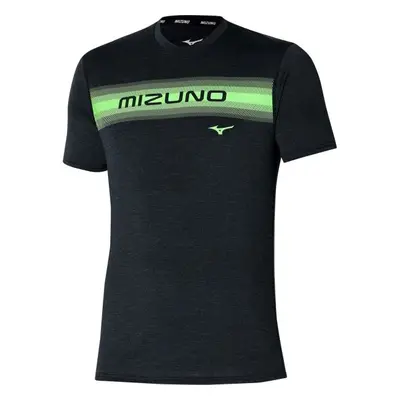 Mizuno CORE MIZUNO TEE Pánské běžecké tričko, černá, velikost