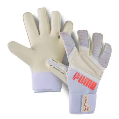 Puma ULTRA GRIP HYBRID PRO Pánské brankářské rukavice, červená, velikost