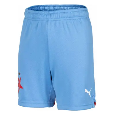 Puma SKS AWAY SHORTS Chlapecké fotbalové kraťasy, světle modrá, velikost