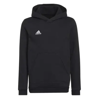 adidas ENTRADA SWEAT HOODIE Juniorská fotbalová mikina, černá, velikost